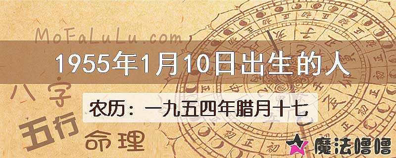 1955年1月10日出生的八字怎么样？