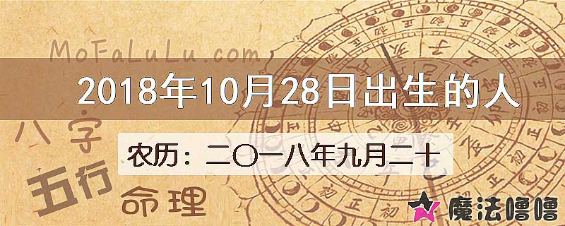 2018年10月28日出生的八字怎么样？