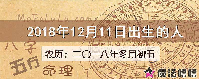 2018年12月11日出生的八字怎么样？