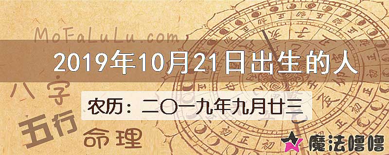 2019年10月21日出生的八字怎么样？