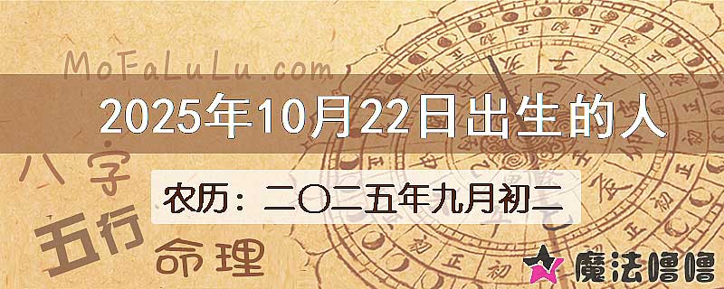 2025年10月22日出生的八字怎么样？